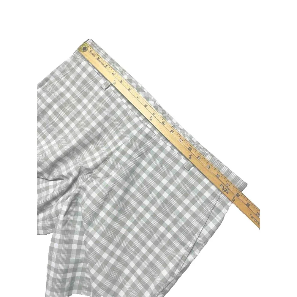 Nike Golf Shorts Dri-Fit Performance Plaid Flat Athletic Men’s Size 35